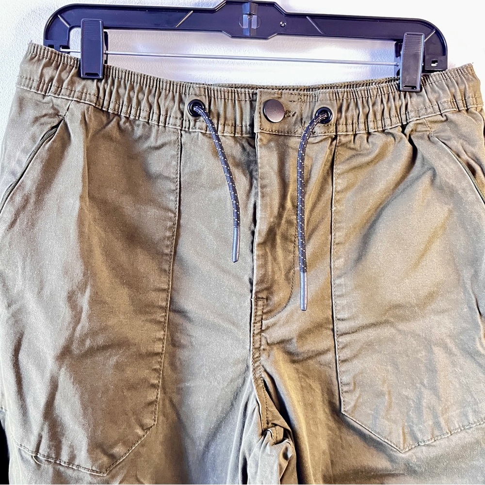 Denim Co. Dark Kaki Cuffed Cargo Men's Size Medium - Picture 3 of 14